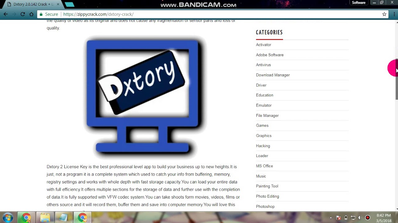 dxtory license file 2.0.128