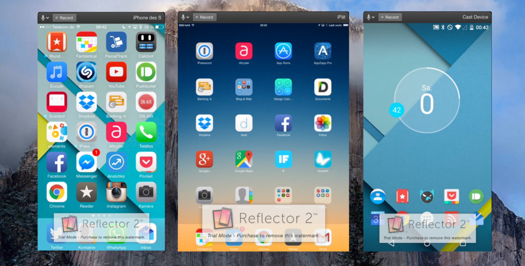 reflector 2 android