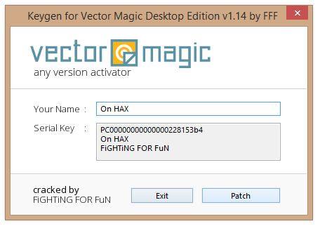 vector magic serial