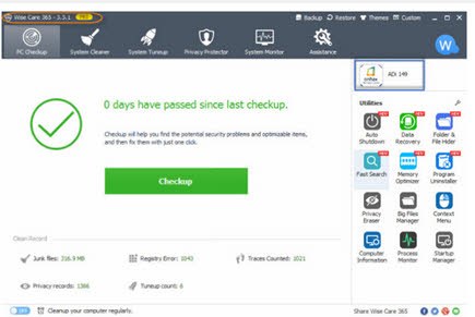 wise care 365 pro serial key 2018