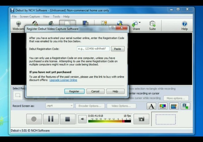 debut video capture software serial key