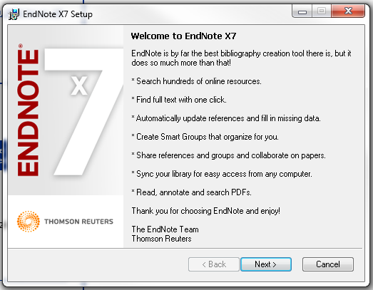 endnote product comes with online library