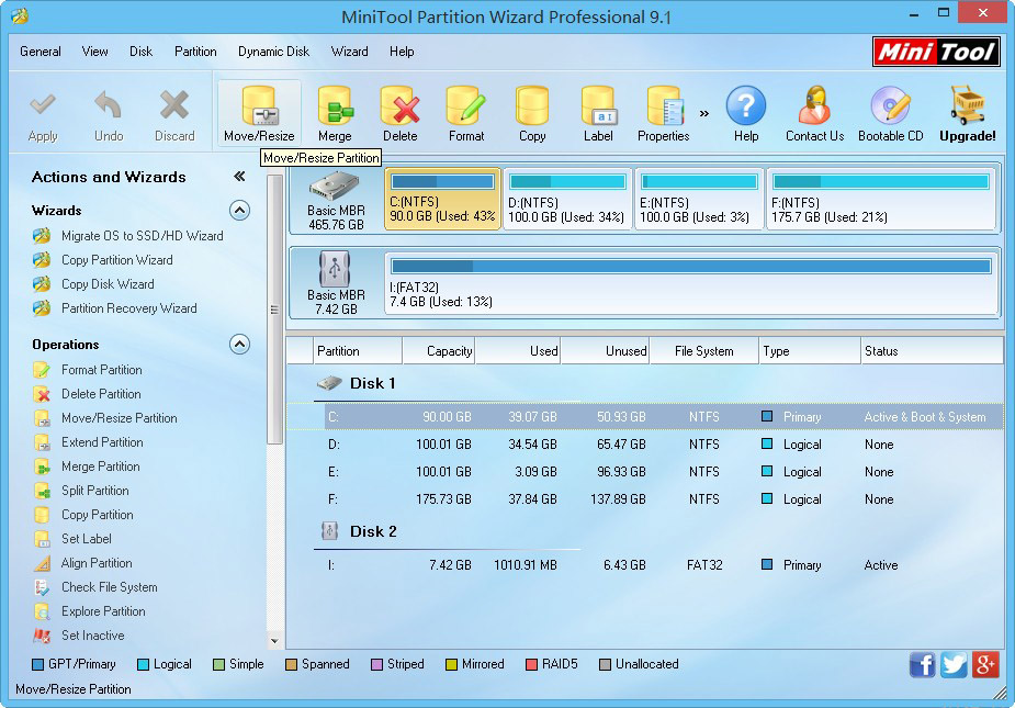 minitool partition free edition