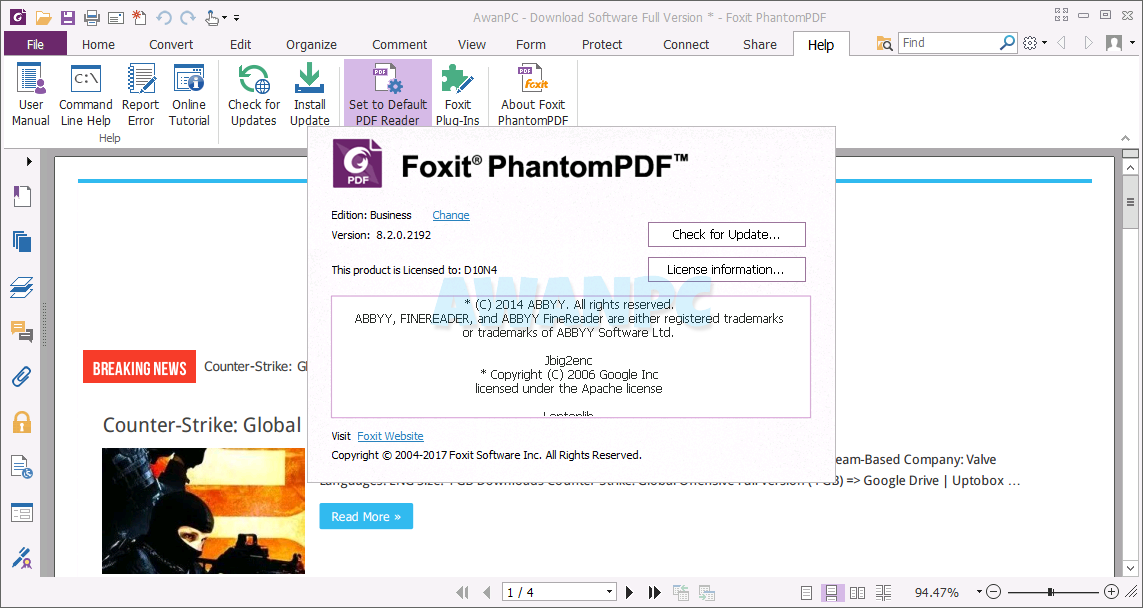 Activate foxit phantom pdf